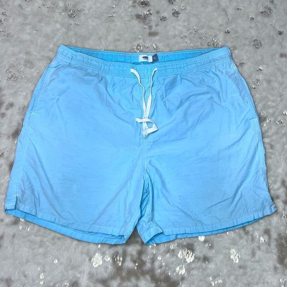 Old Navy Other - EUC Old Navy Swim Trunks Limed with Side and rear flap Pockets Sky Blue XXL💗